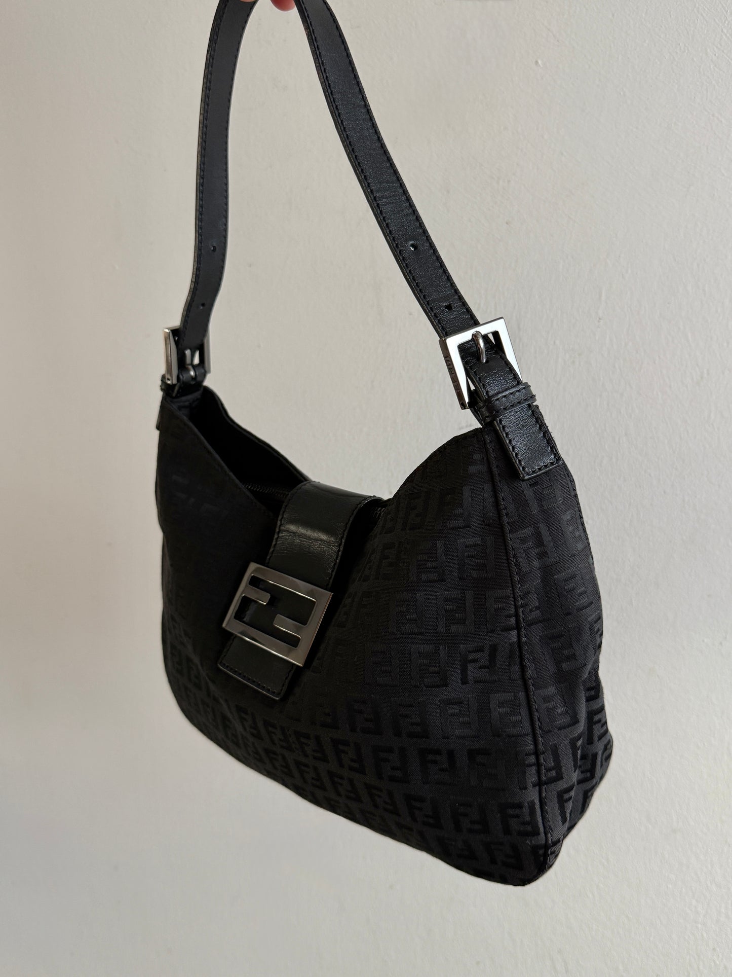 Fendi Baguette Zucca Shoulder Bag