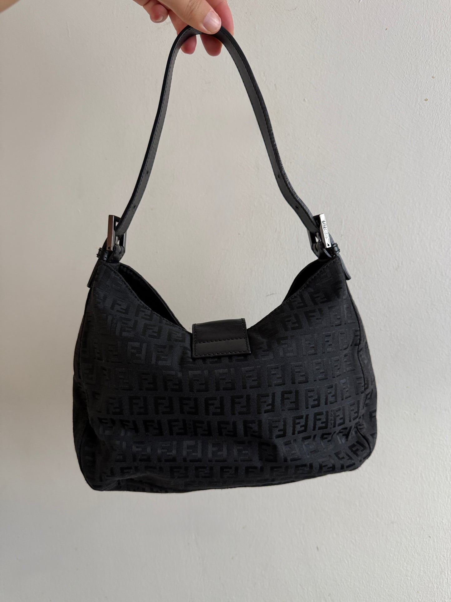 Fendi Baguette Zucca Shoulder Bag