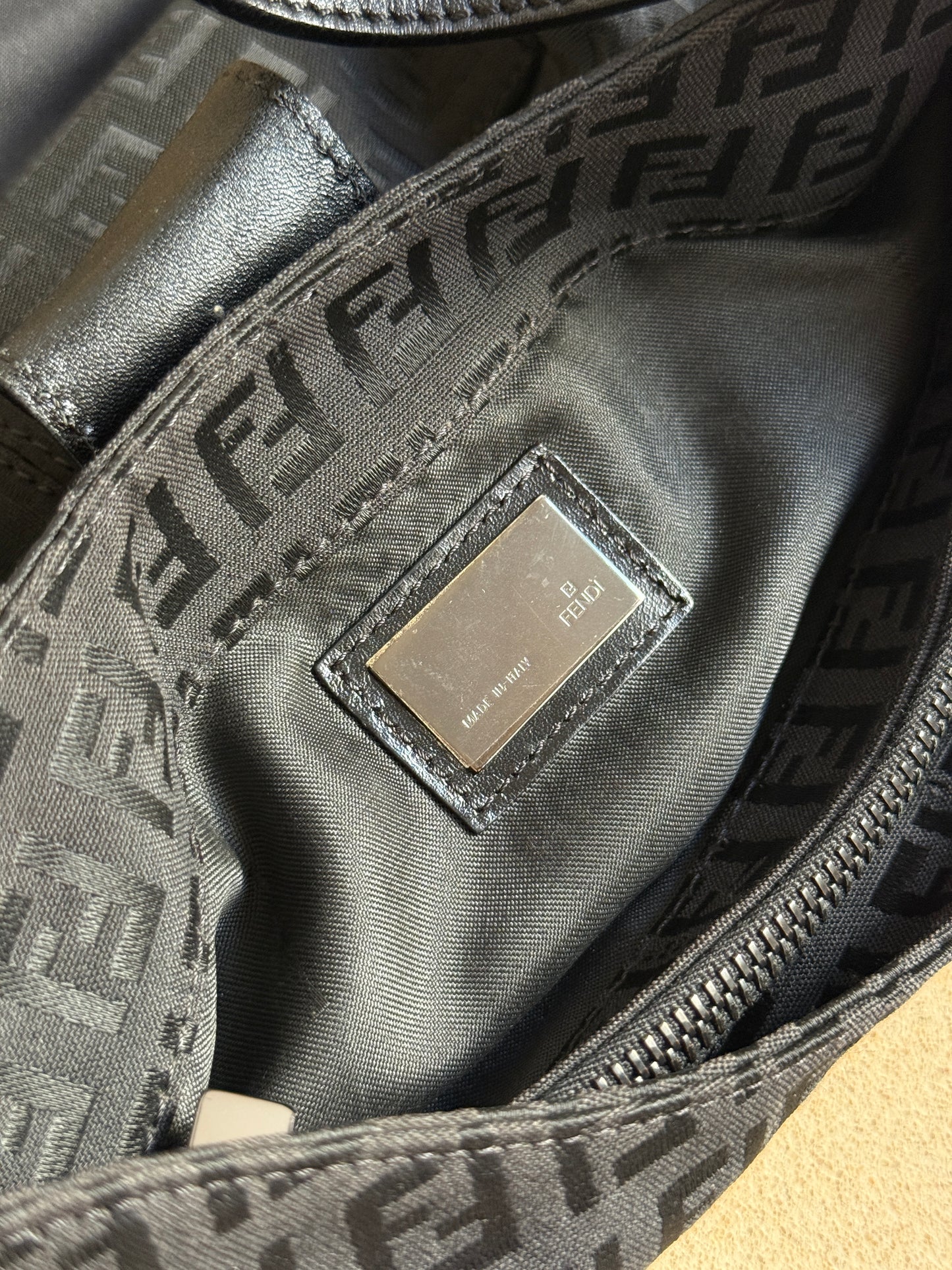 Fendi Baguette Zucca Shoulder Bag