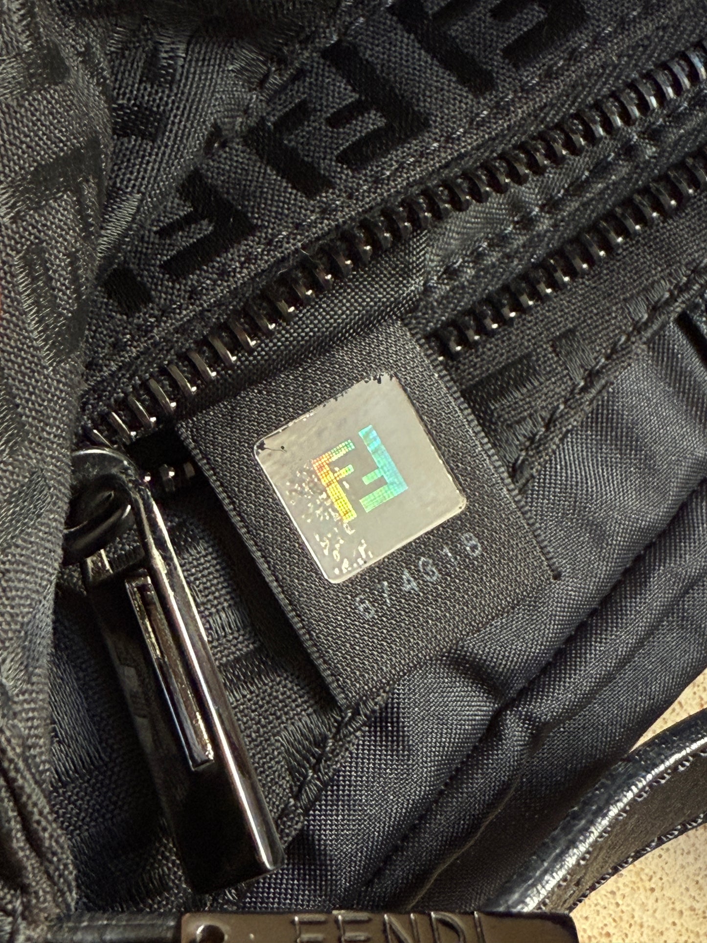 Fendi Baguette Zucca Shoulder Bag