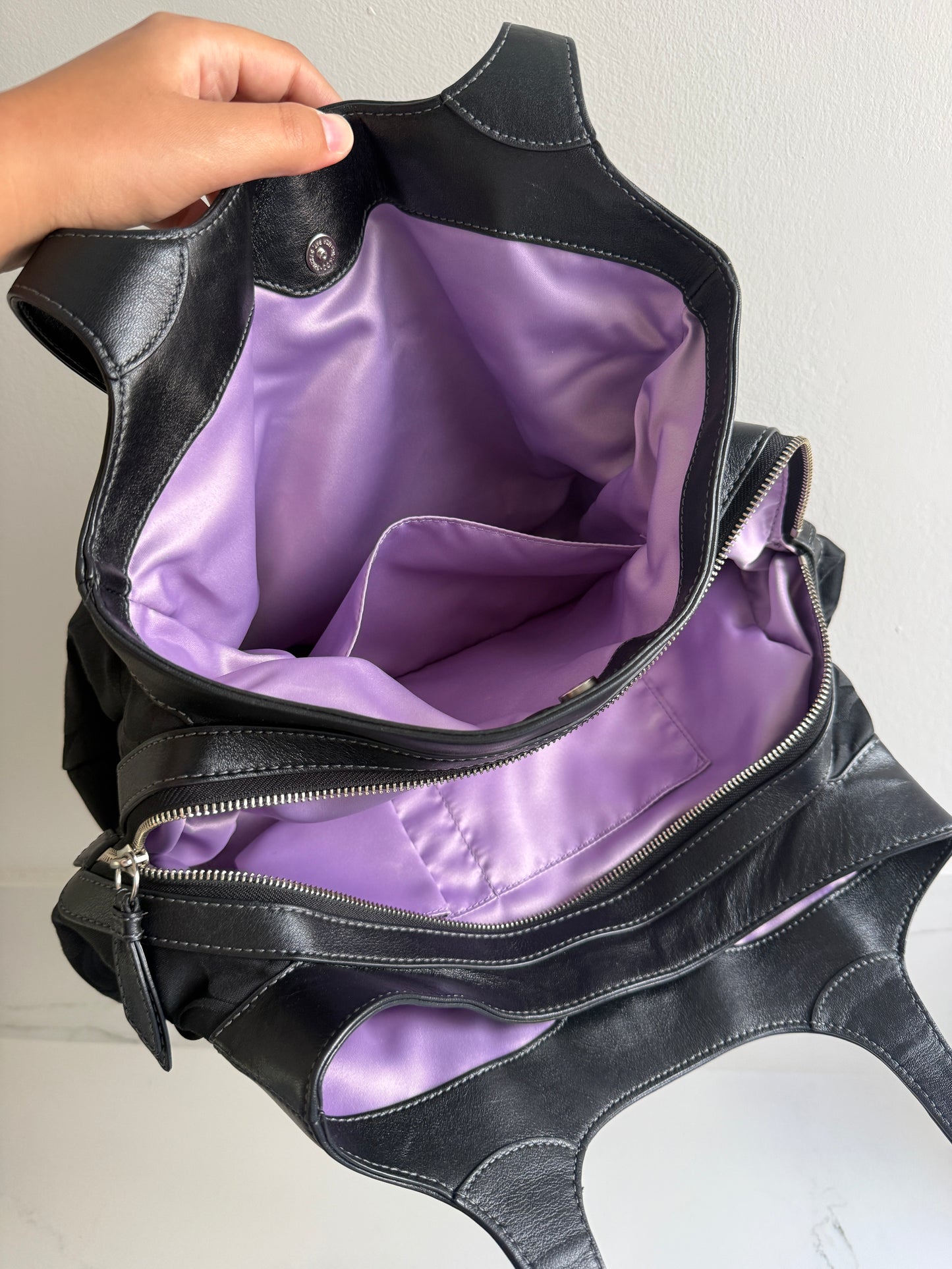 Coach Lexi Black Signature Shoulder Bag