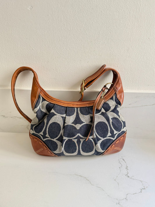 Rare Coach Ergo Denim Crossbody Bag