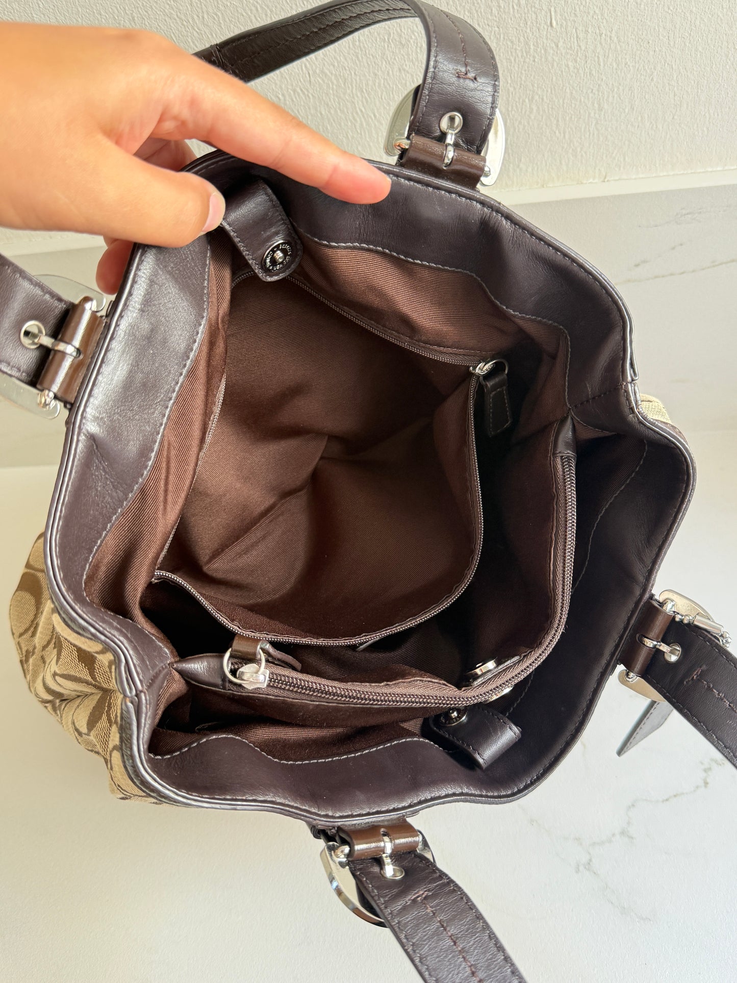 Coach Soho Signature Tote Bag