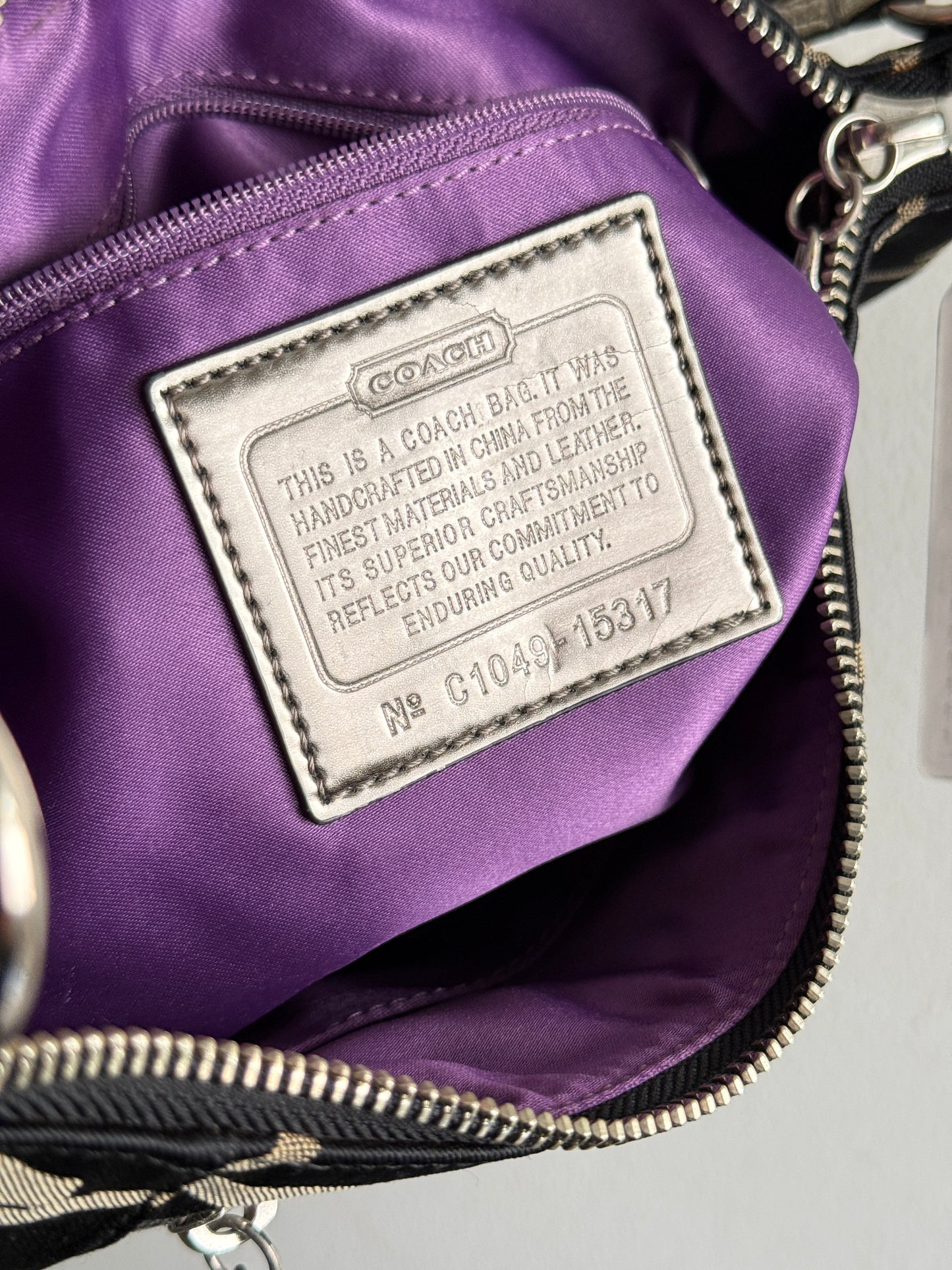 Super Rare Coach Poppy Siganture Shoulder Bag