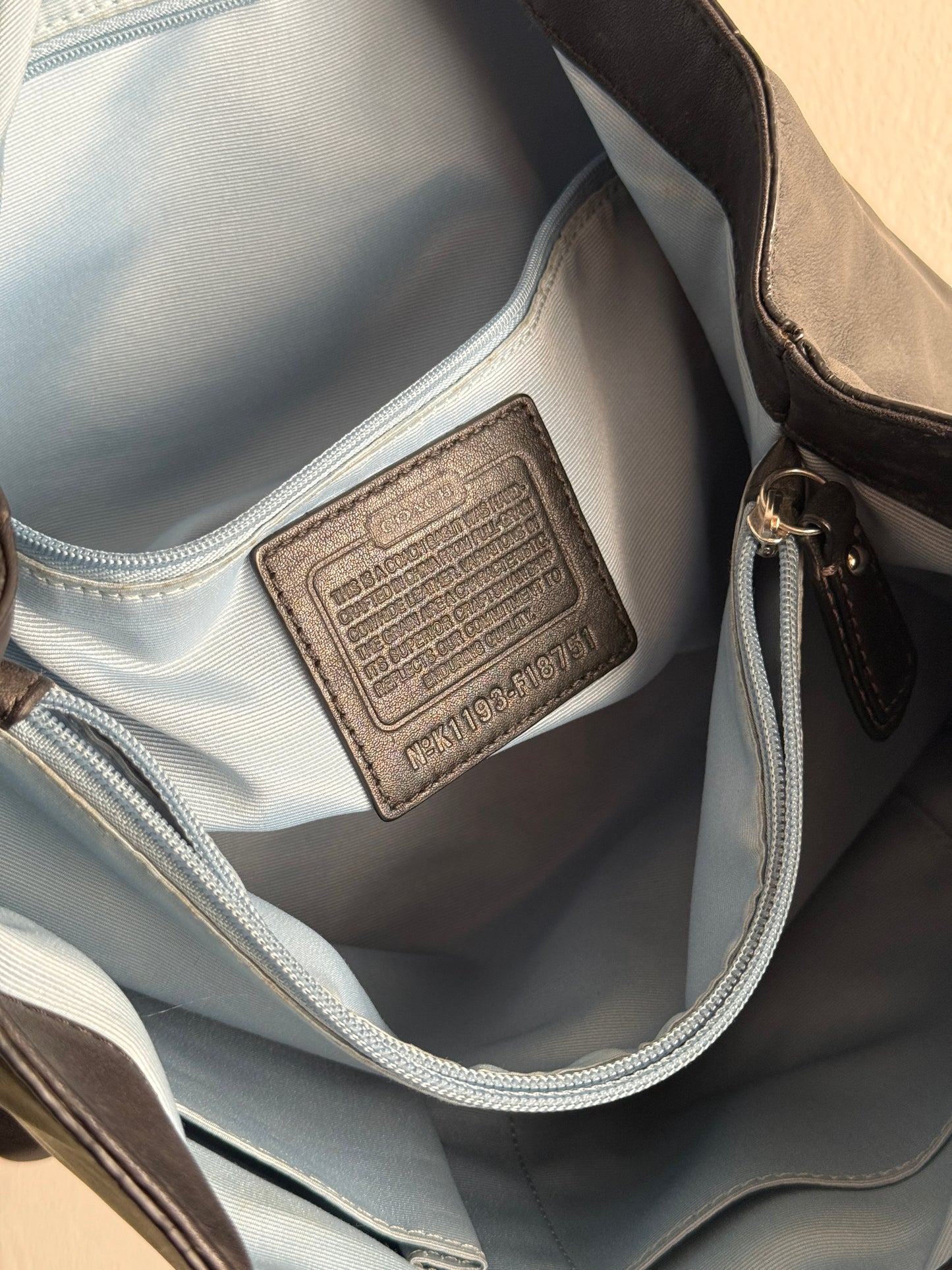 Coach Soho Leather Carryall Shoulder Bag