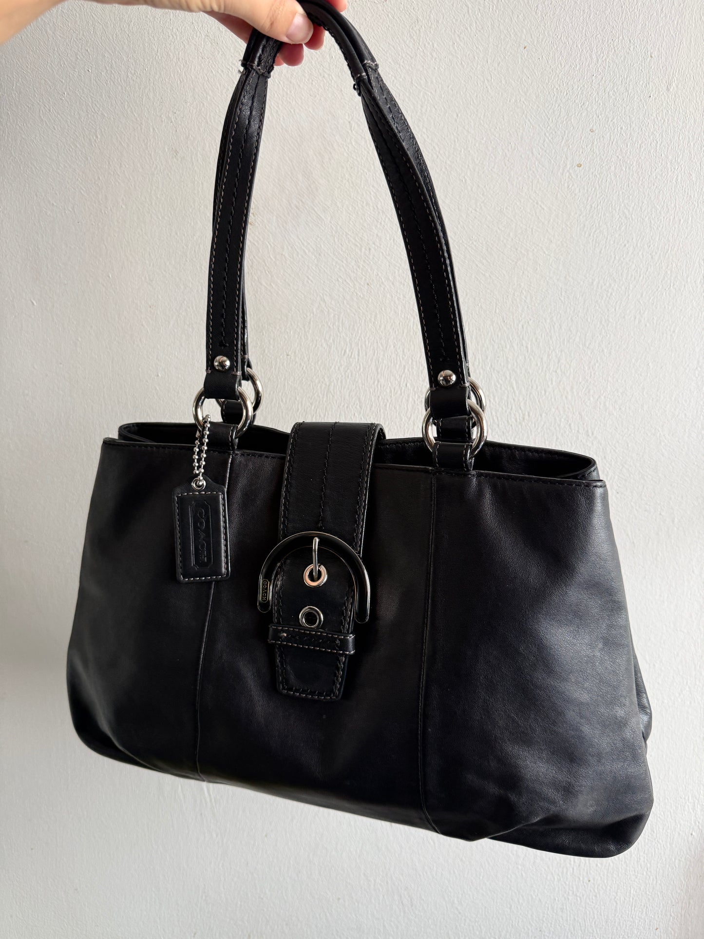 Coach Soho Leather Carryall Shoulder Bag