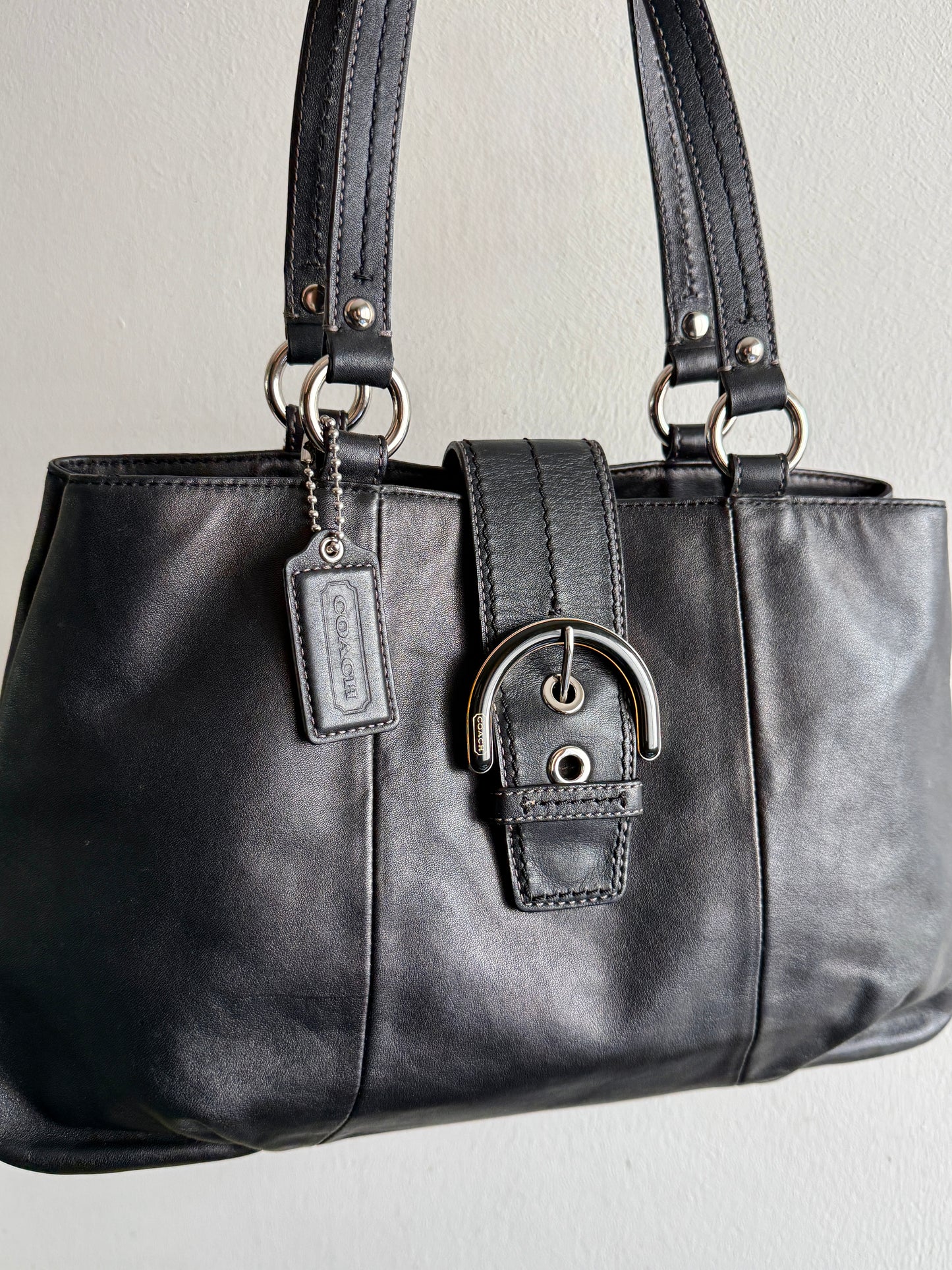 Coach Soho Leather Carryall Shoulder Bag