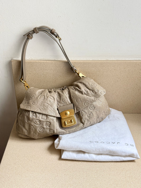 Super Rare Marc by Marc Jacobs Dreamy Logo Linda Shoulder Bag