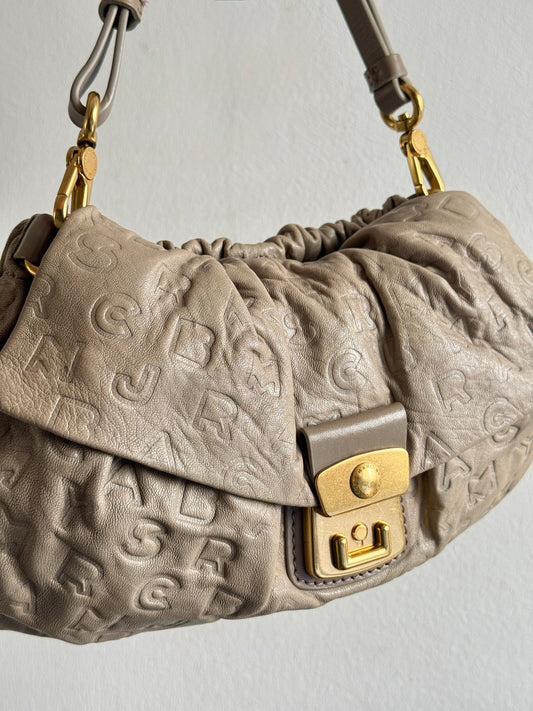 Super Rare Marc by Marc Jacobs Dreamy Logo Linda Shoulder Bag