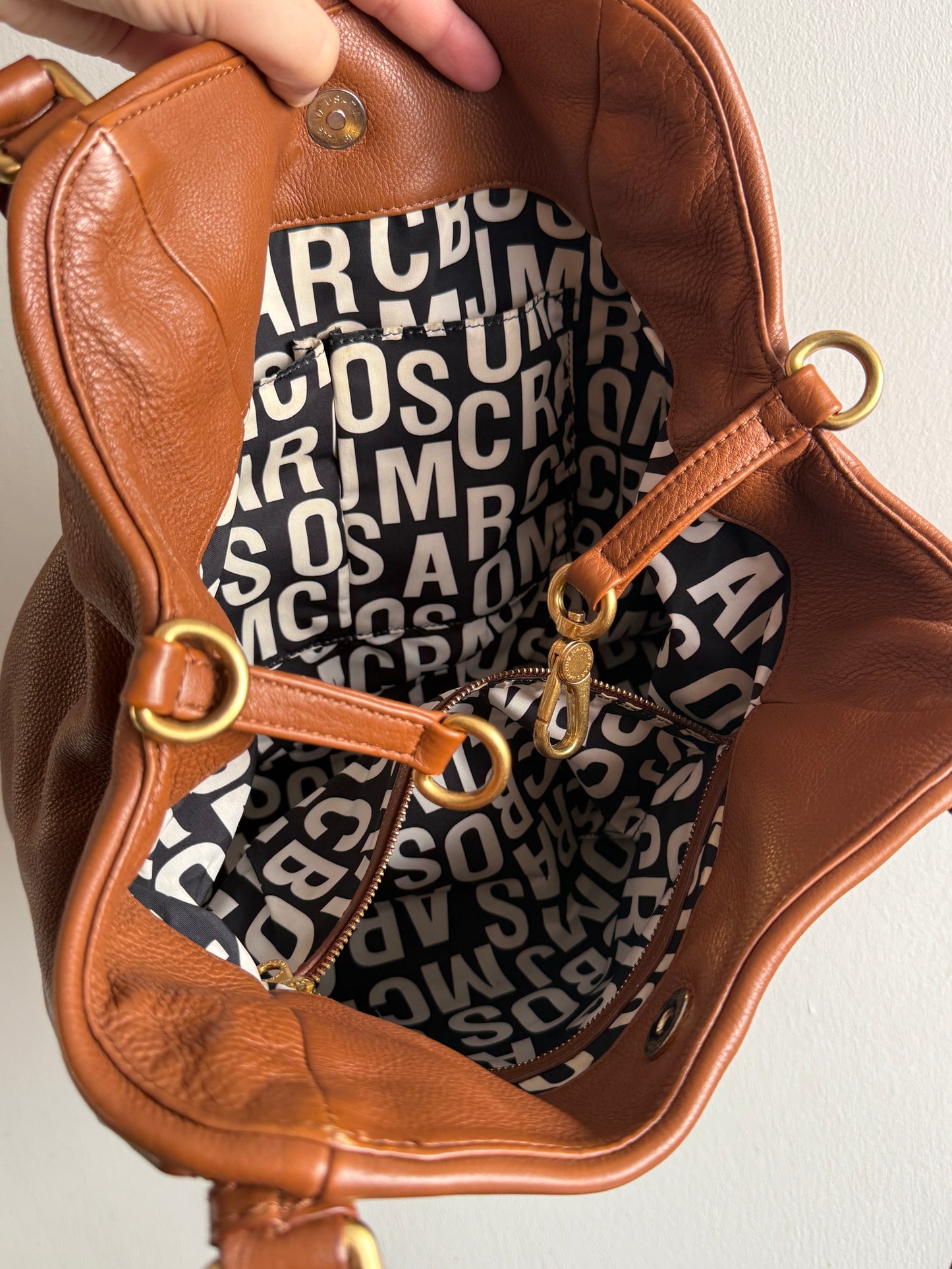 Marc by Marc Jacobs Classic Q Fran Leather Shoulder Bag