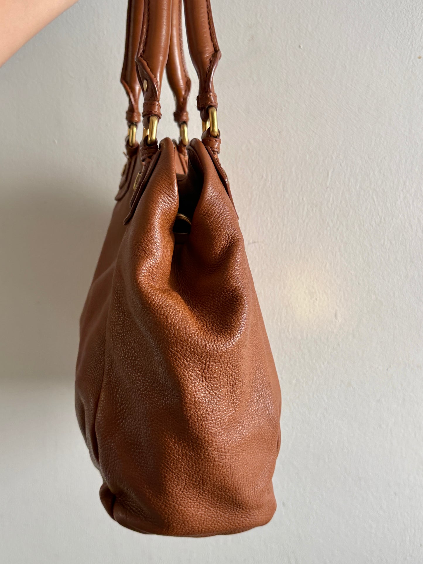 Marc by Marc Jacobs Classic Q Fran Leather Shoulder Bag