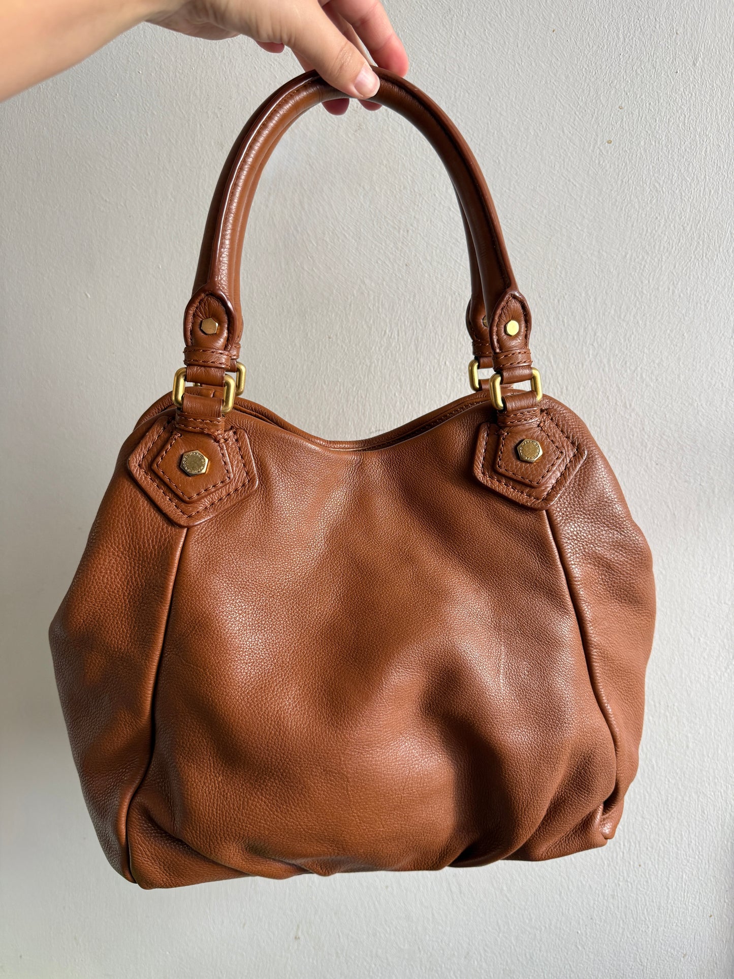 Marc by Marc Jacobs Classic Q Fran Leather Shoulder Bag