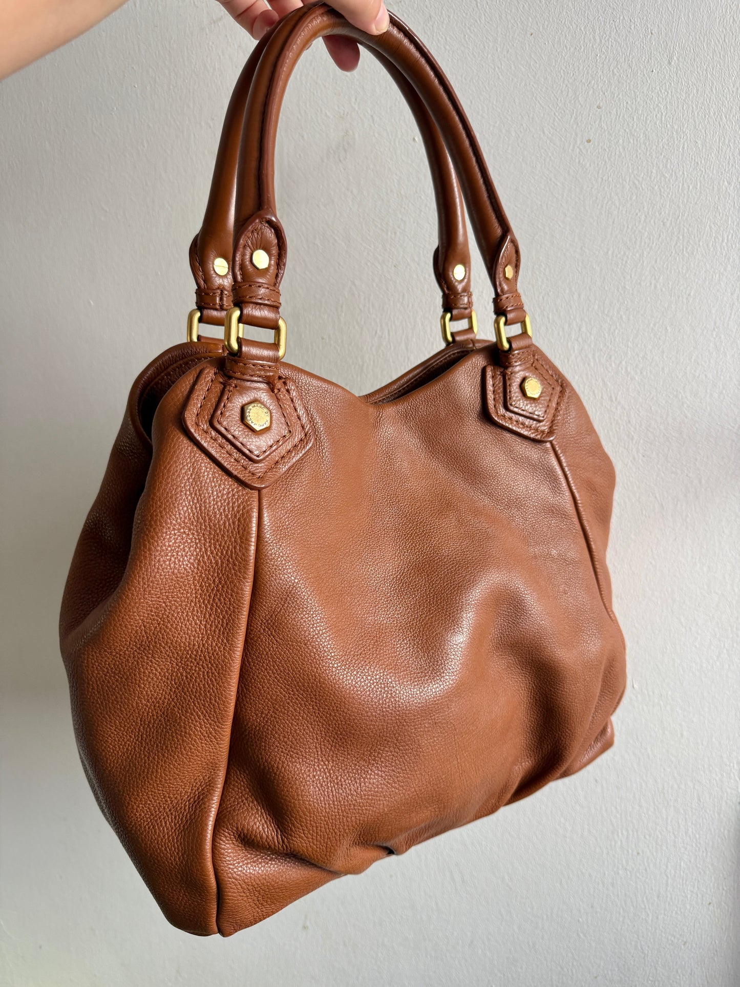 Marc by Marc Jacobs Classic Q Fran Leather Shoulder Bag