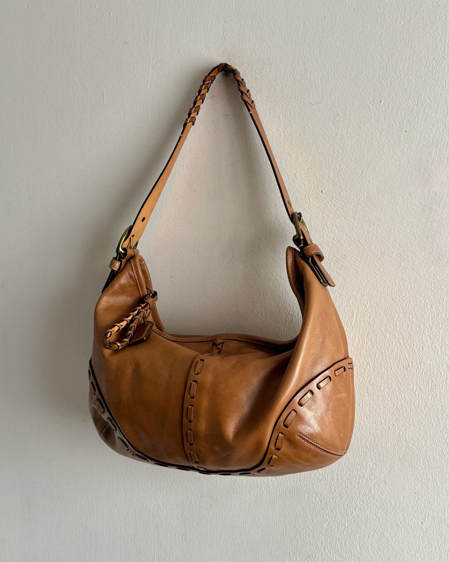 Rare Coach Soho Leather Hobo Shoulder Bag
