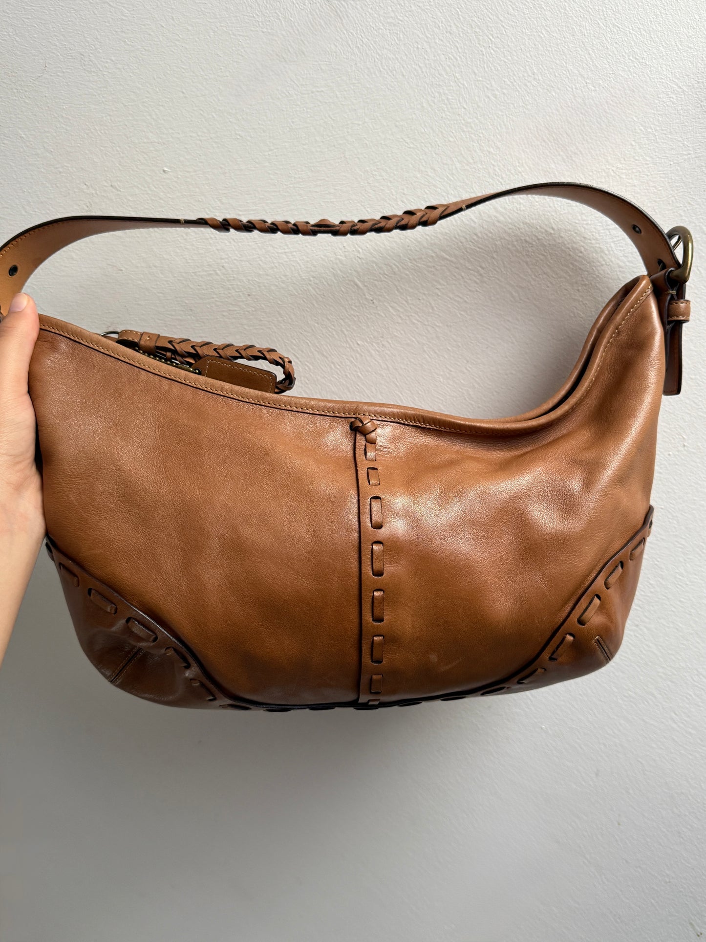 Rare Coach Soho Leather Hobo Shoulder Bag
