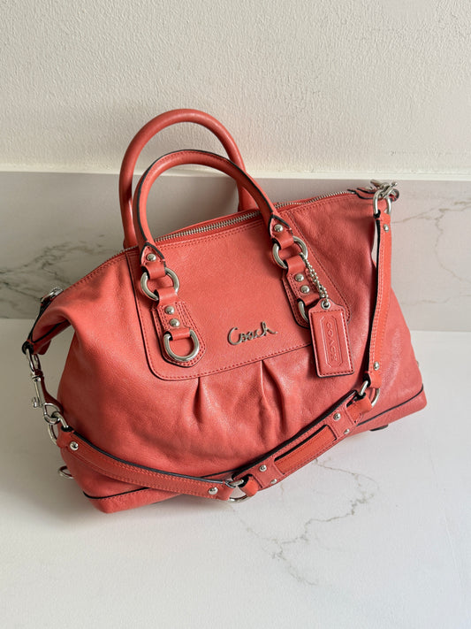Super Rare Coach Ashley Leather Satchel