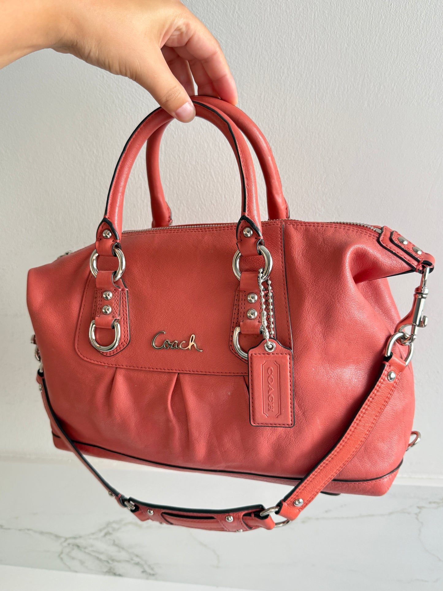 Super Rare Coach Ashley Leather Satchel