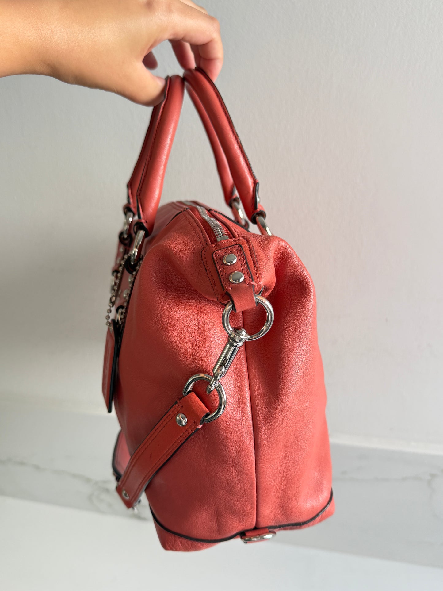 Super Rare Coach Ashley Leather Satchel