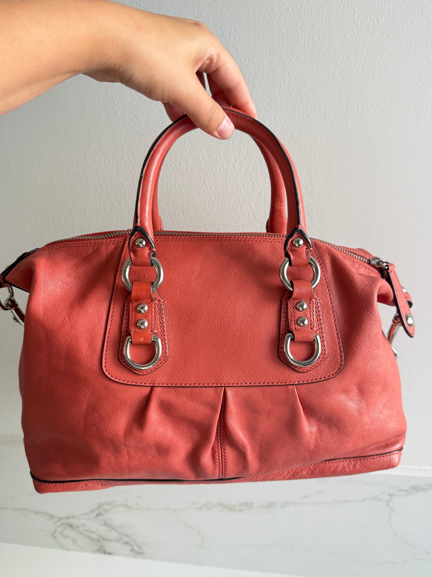 Super Rare Coach Ashley Leather Satchel