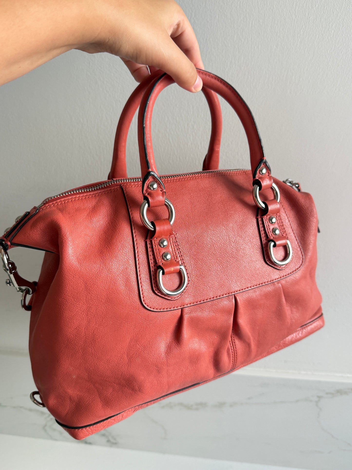 Super Rare Coach Ashley Leather Satchel