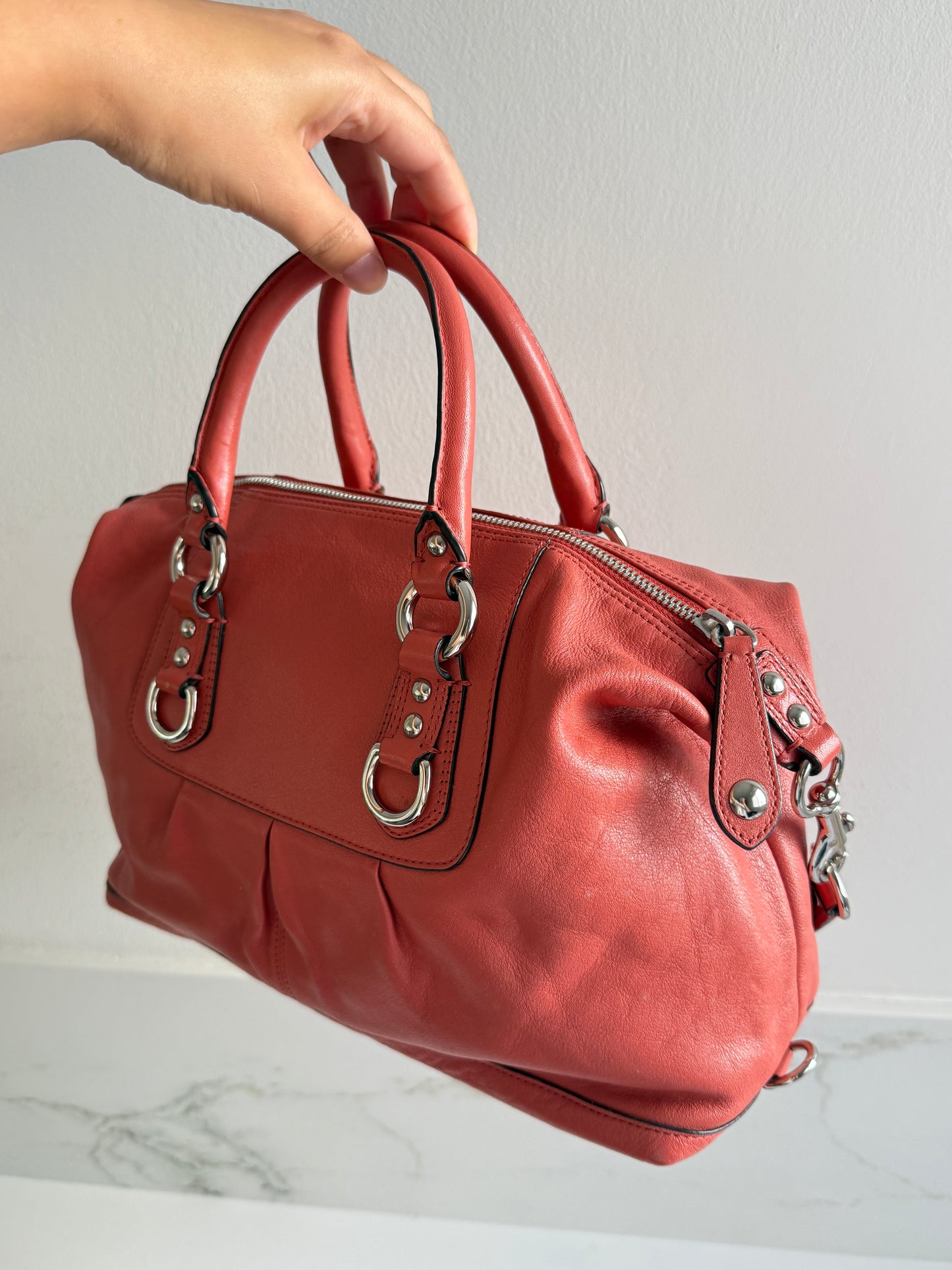 Super Rare Coach Ashley Leather Satchel