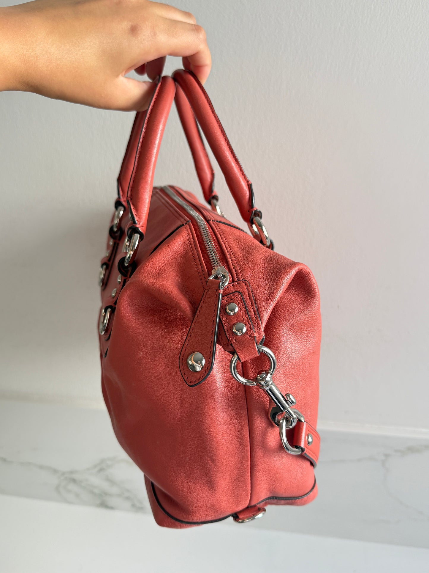 Super Rare Coach Ashley Leather Satchel