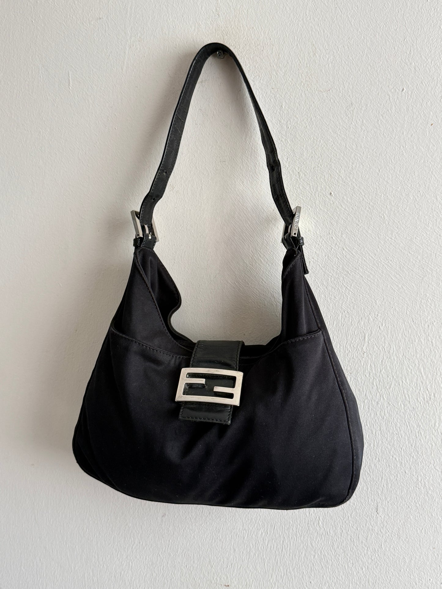 Super Rare Fendi Mamma Baguette Cloth Shoulder Bag