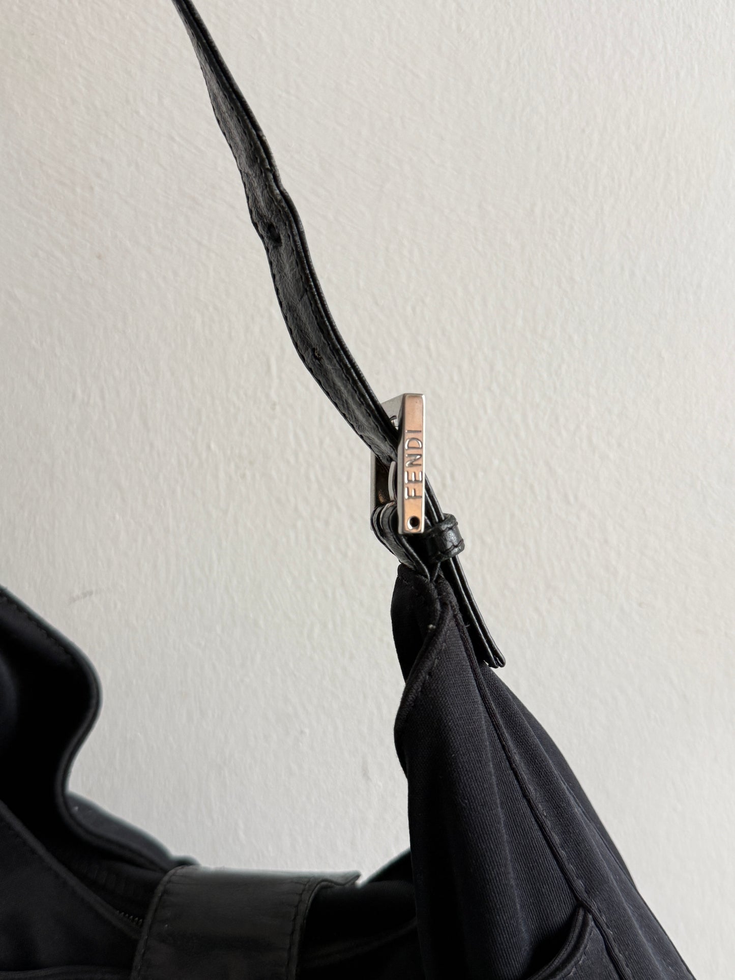 Super Rare Fendi Mamma Baguette Cloth Shoulder Bag