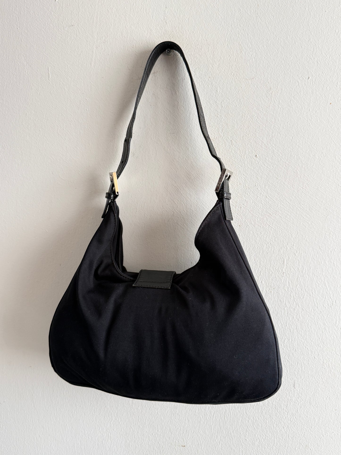 Super Rare Fendi Mamma Baguette Cloth Shoulder Bag