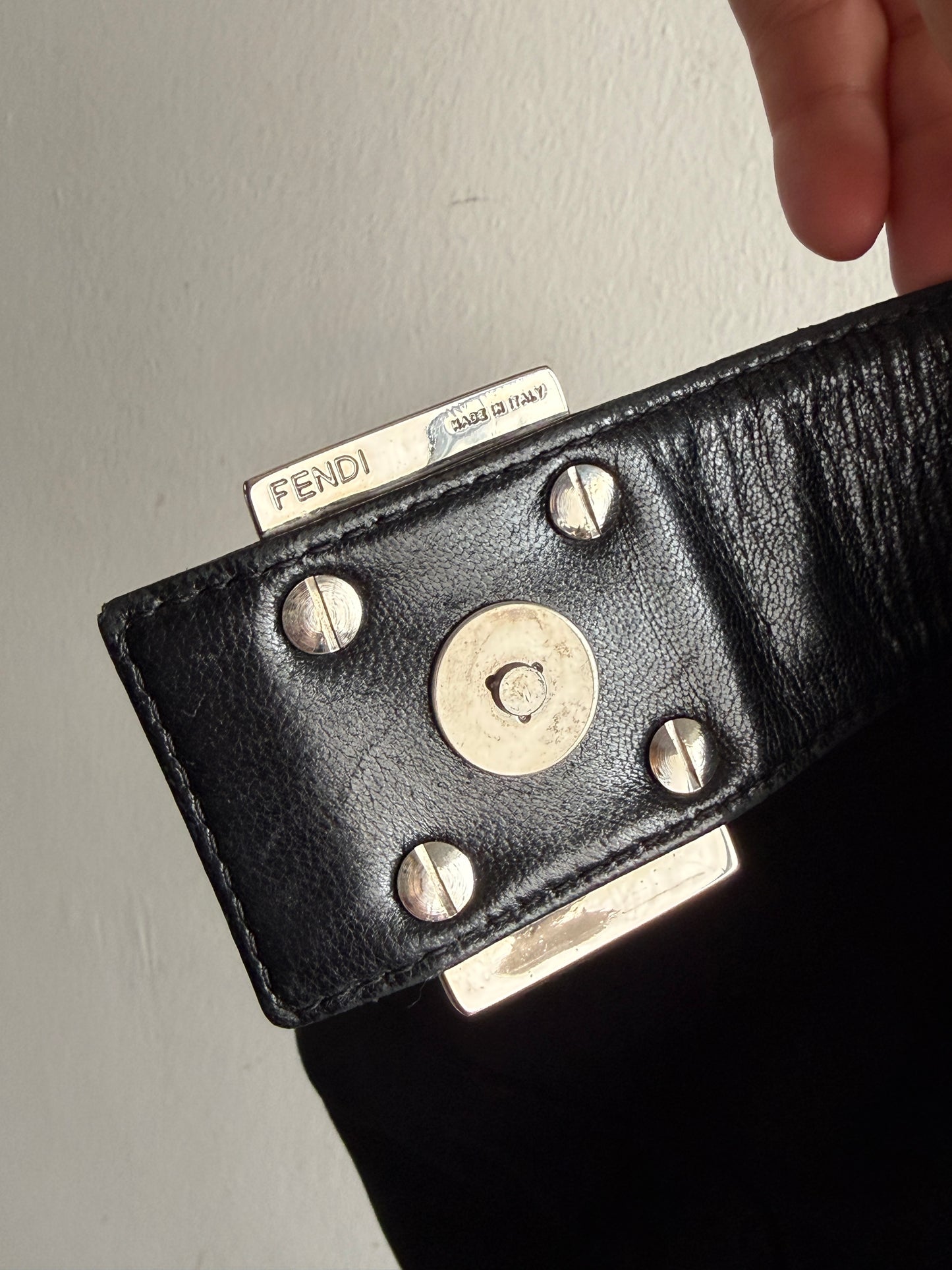 Super Rare Fendi Mamma Baguette Cloth Shoulder Bag