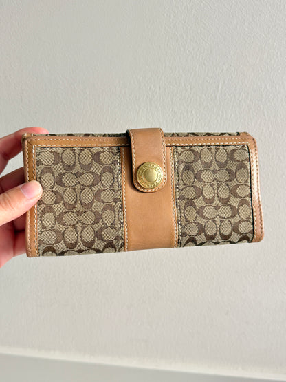 Coach Signature Long Wallet