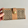 Coach Signature Long Wallet