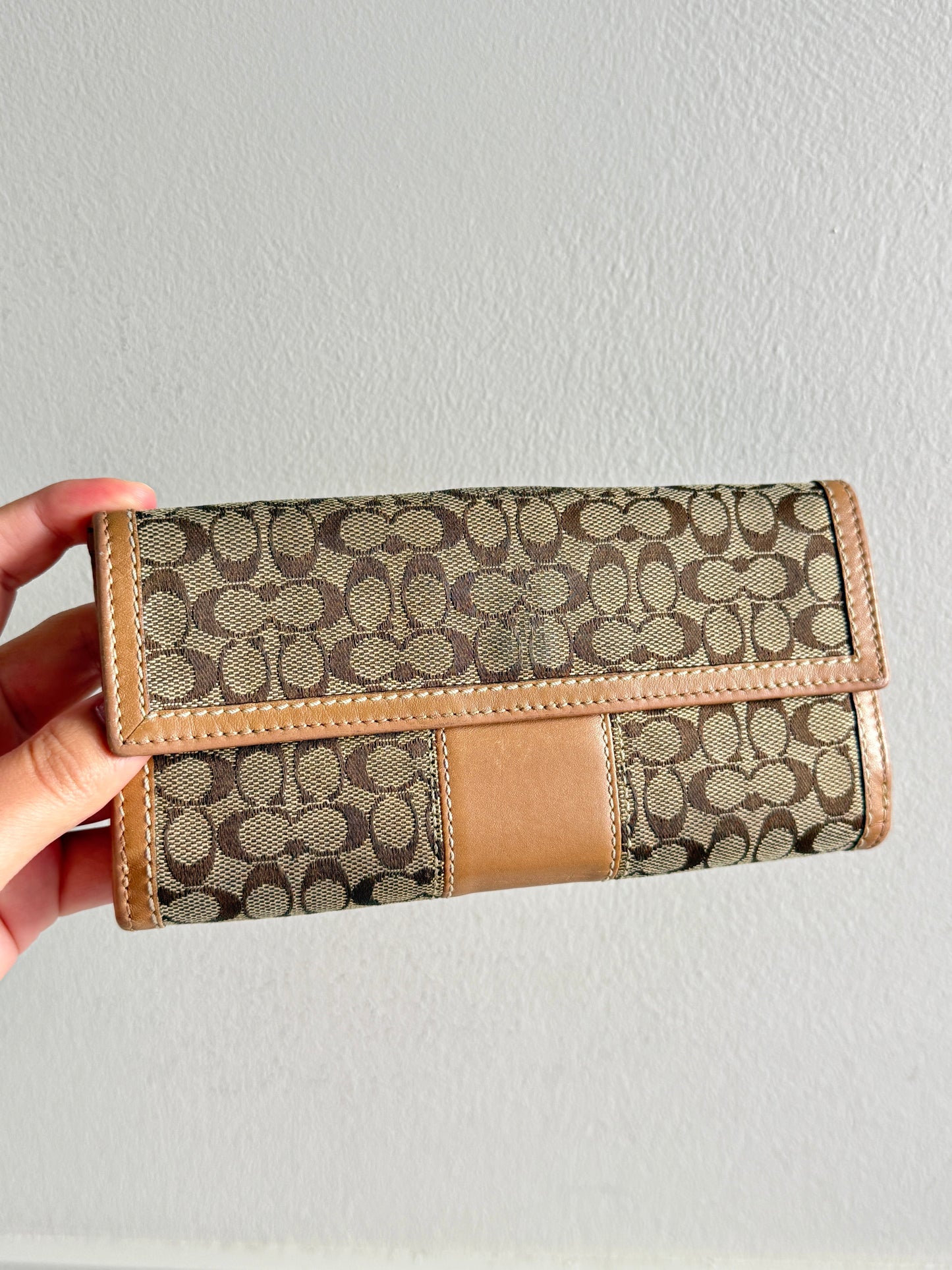 Coach Signature Long Wallet