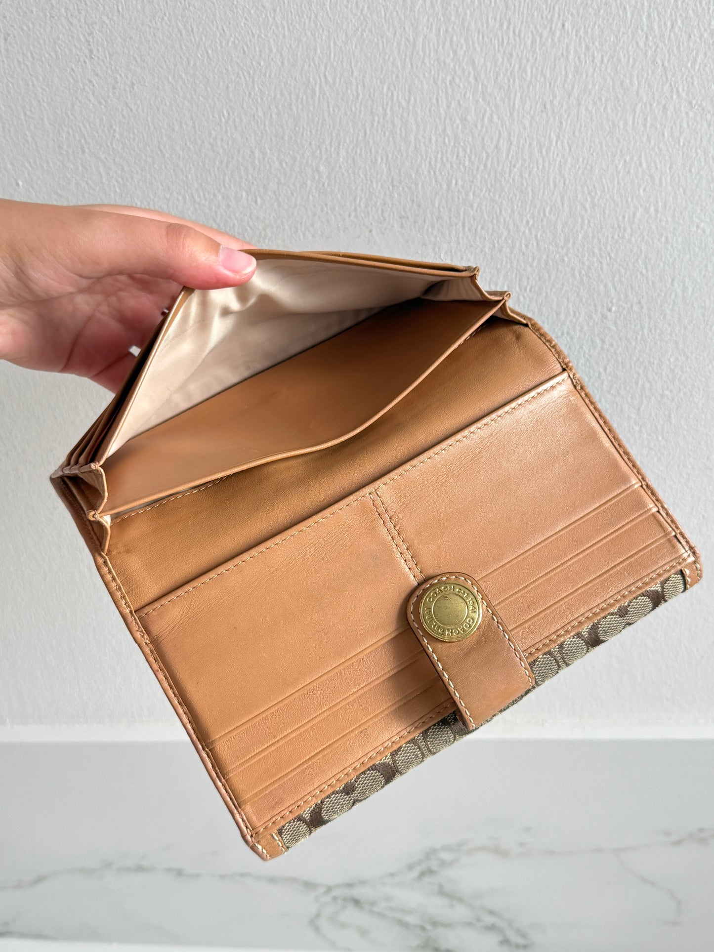 Coach Signature Long Wallet