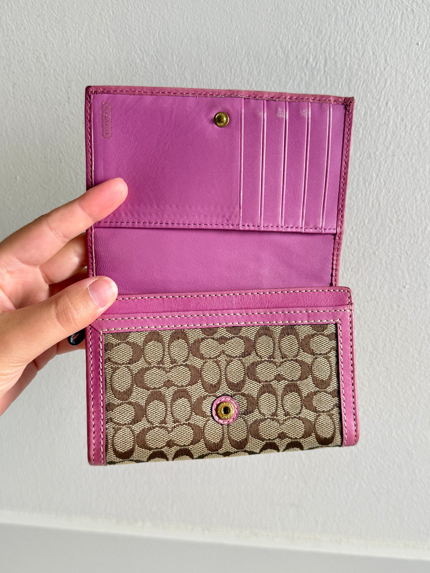 Rare Coach Signature Wallet