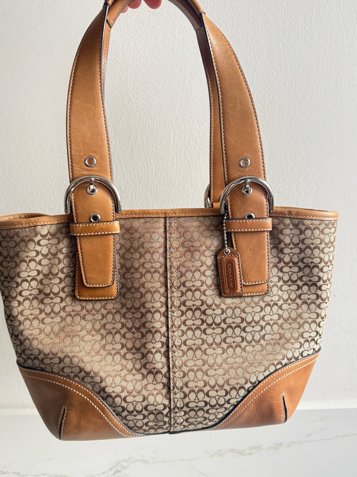 Super Rare Coach Soho Signature Tote Shoulder Bag