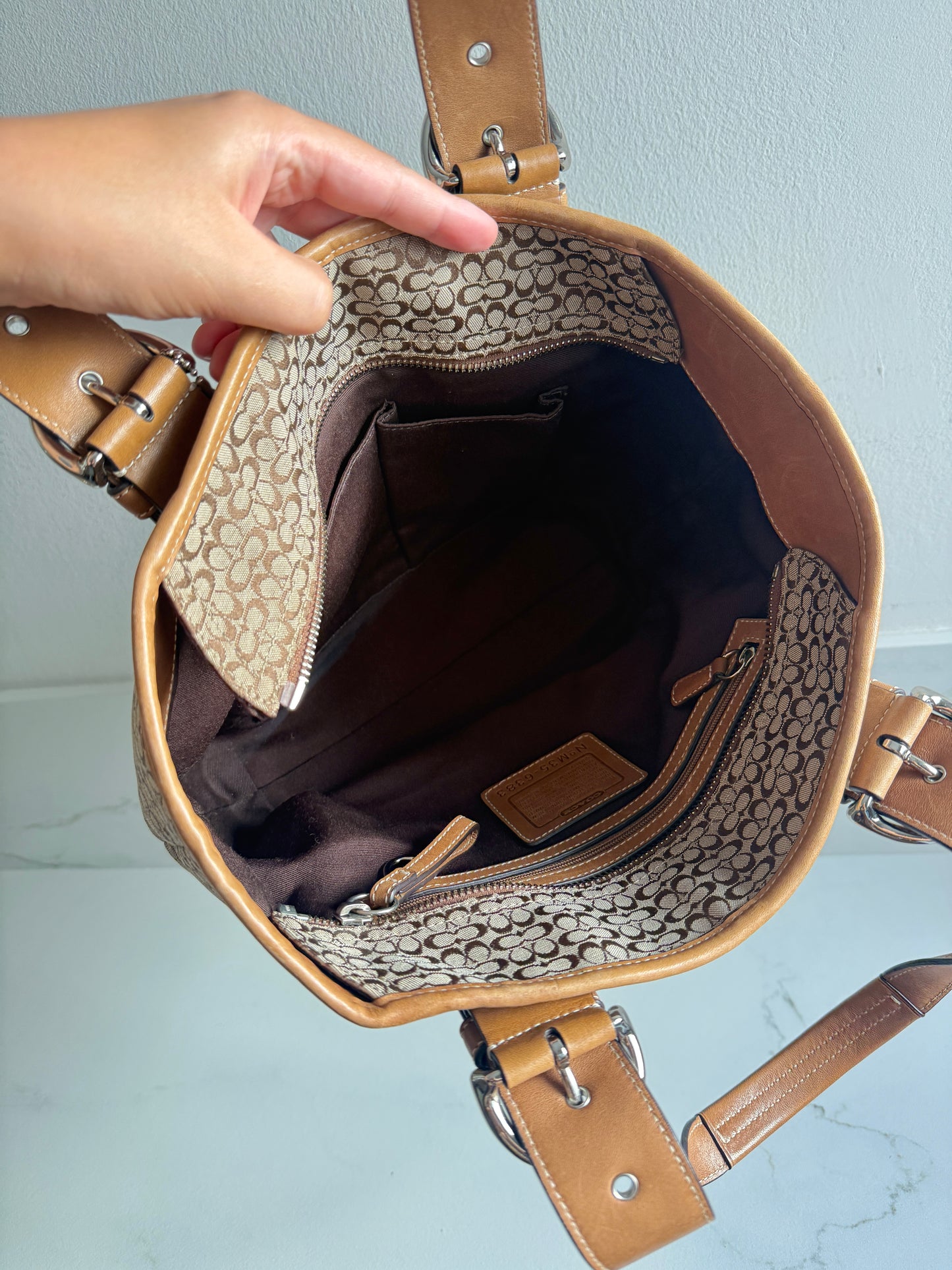Super Rare Coach Soho Signature Tote Shoulder Bag