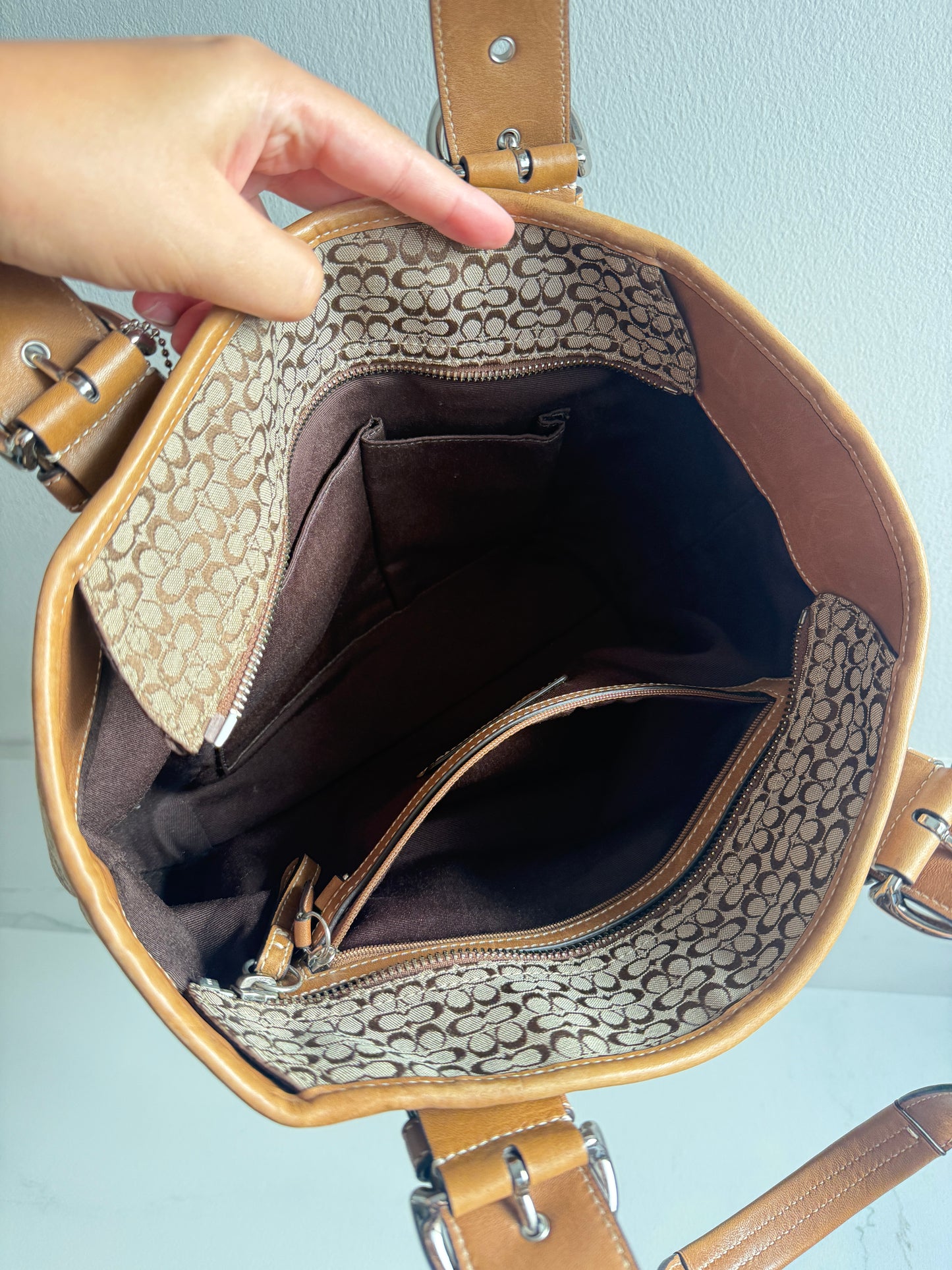 Super Rare Coach Soho Signature Tote Shoulder Bag