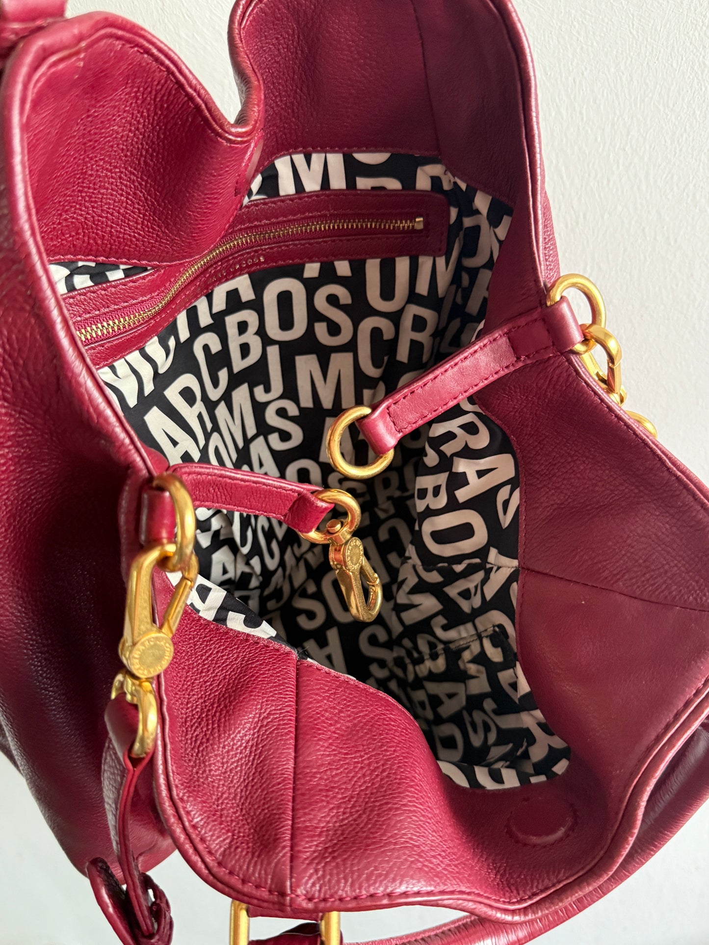 Super Rare Marc by Marc Jacobs Classic Q Fran Leather Shoulder Bag