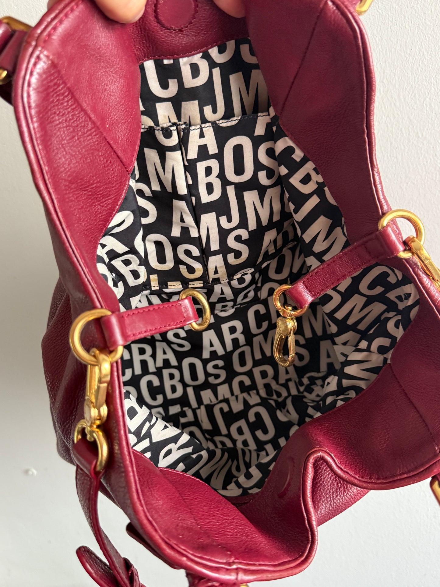 Super Rare Marc by Marc Jacobs Classic Q Fran Leather Shoulder Bag