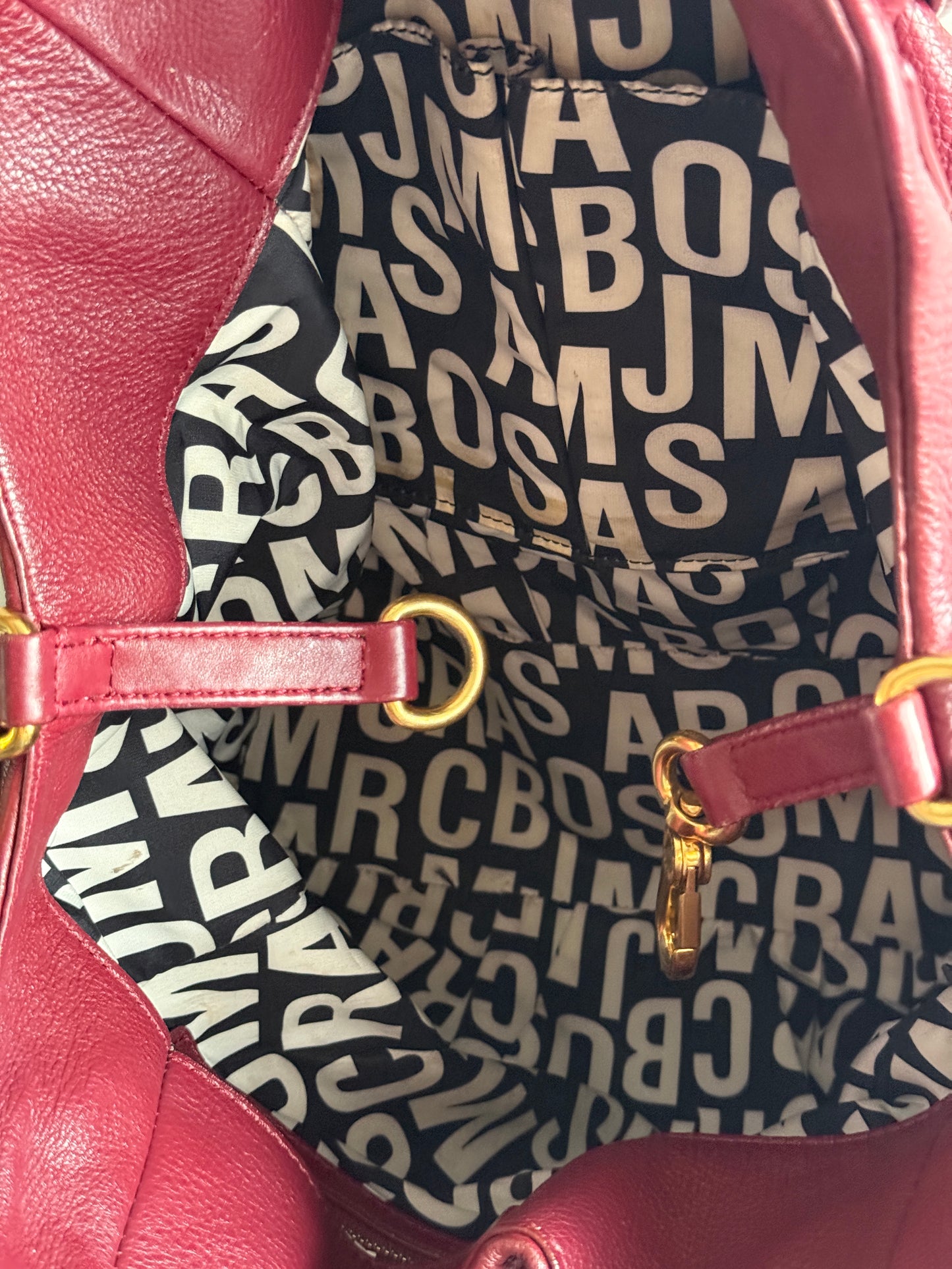 Super Rare Marc by Marc Jacobs Classic Q Fran Leather Shoulder Bag