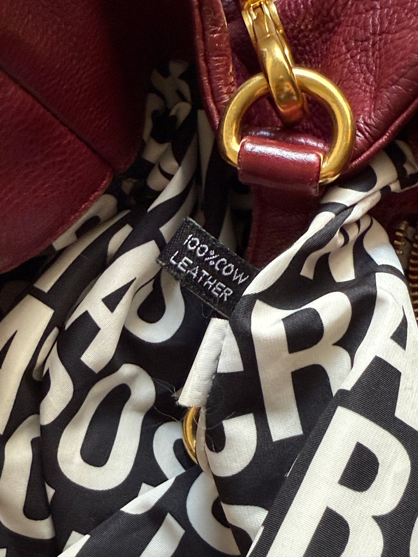 Super Rare Marc by Marc Jacobs Classic Q Fran Leather Shoulder Bag