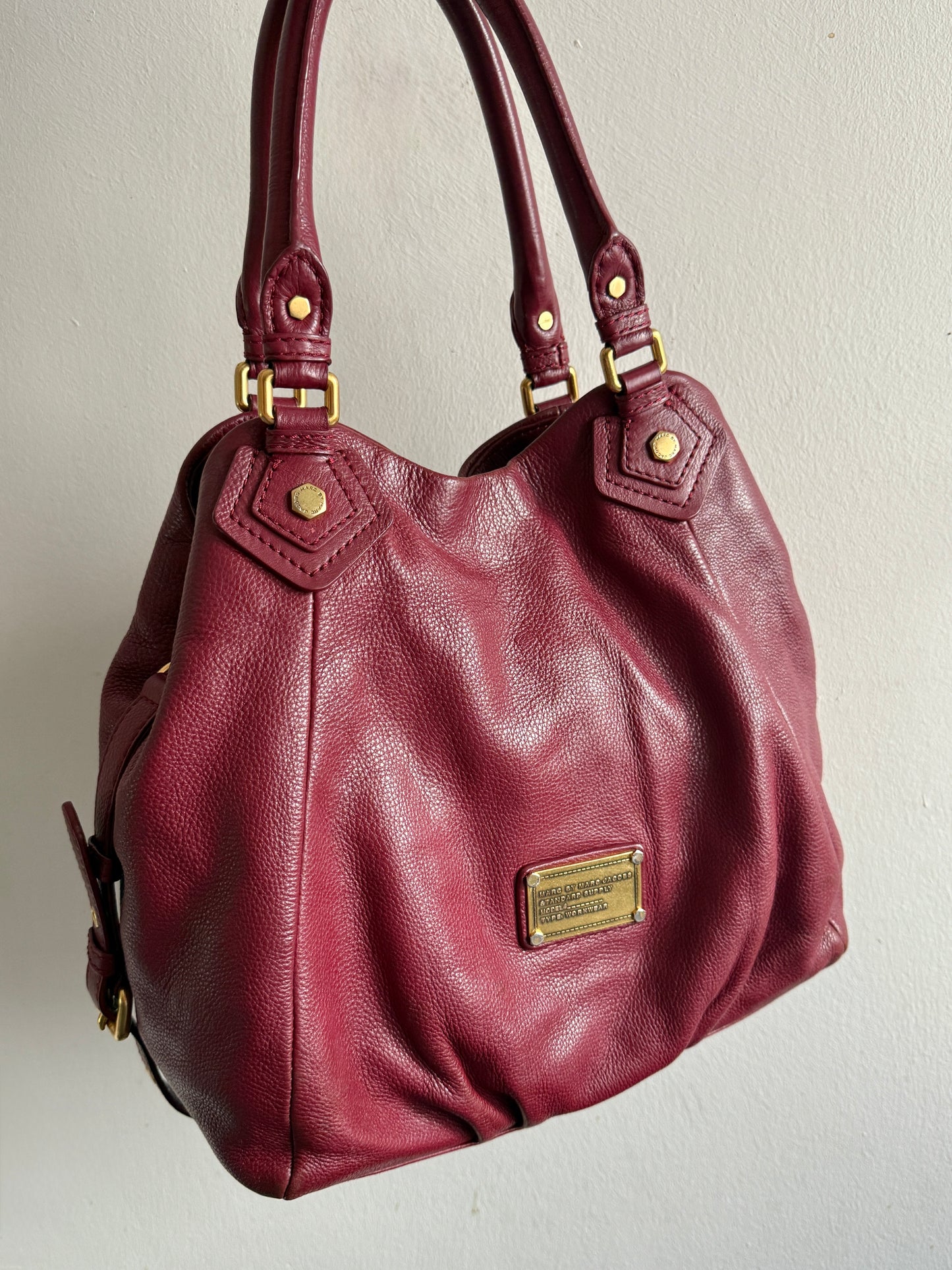Super Rare Marc by Marc Jacobs Classic Q Fran Leather Shoulder Bag