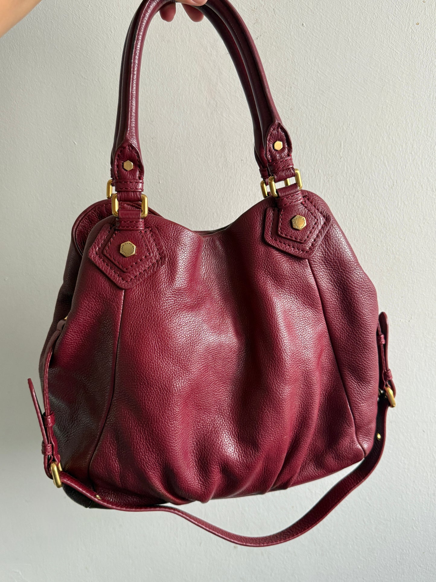 Super Rare Marc by Marc Jacobs Classic Q Fran Leather Shoulder Bag