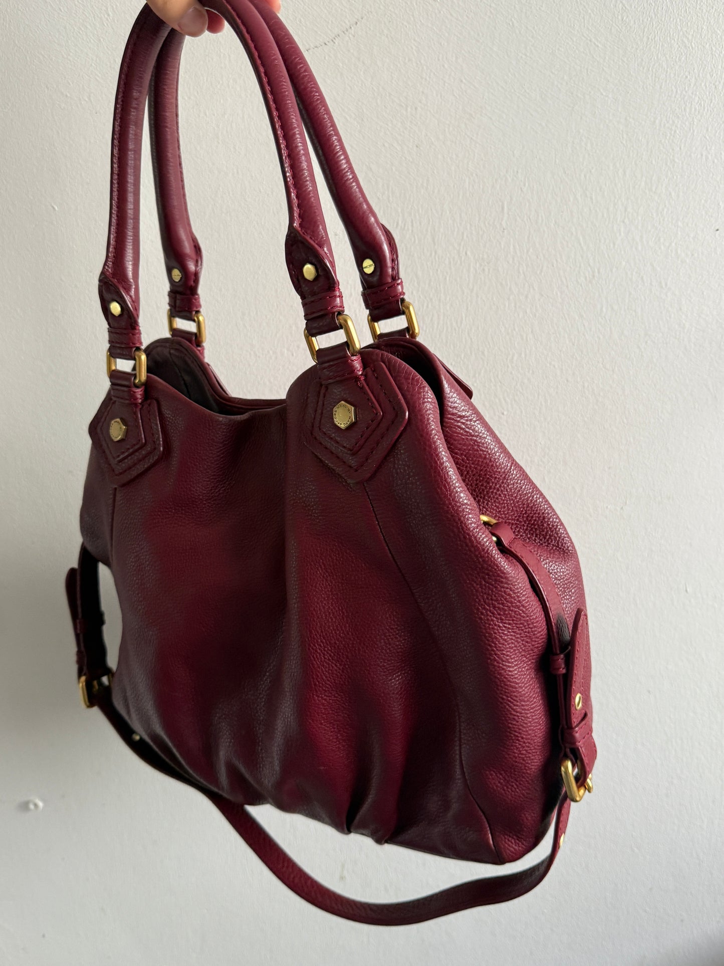 Super Rare Marc by Marc Jacobs Classic Q Fran Leather Shoulder Bag