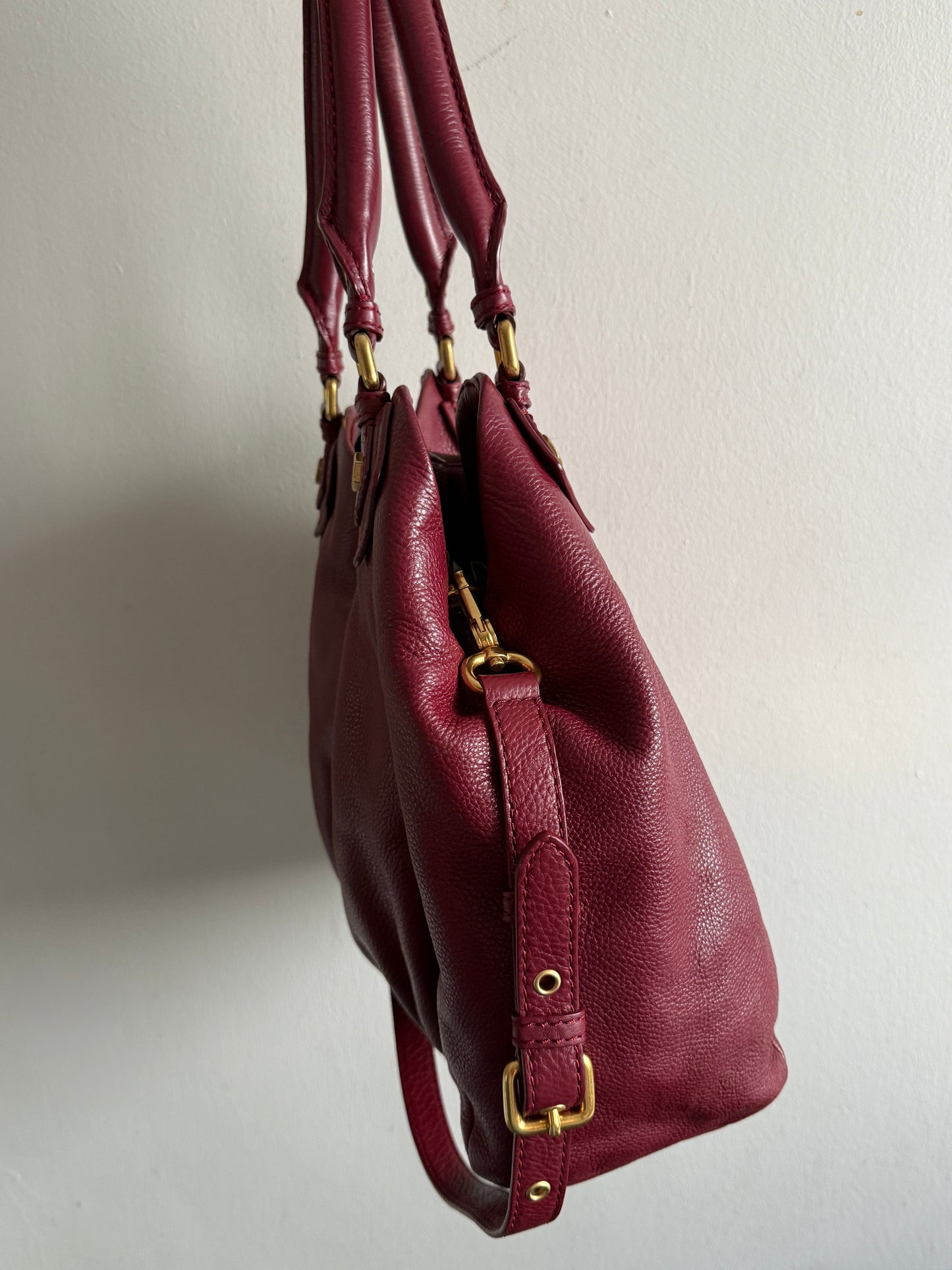 Super Rare Marc by Marc Jacobs Classic Q Fran Leather Shoulder Bag