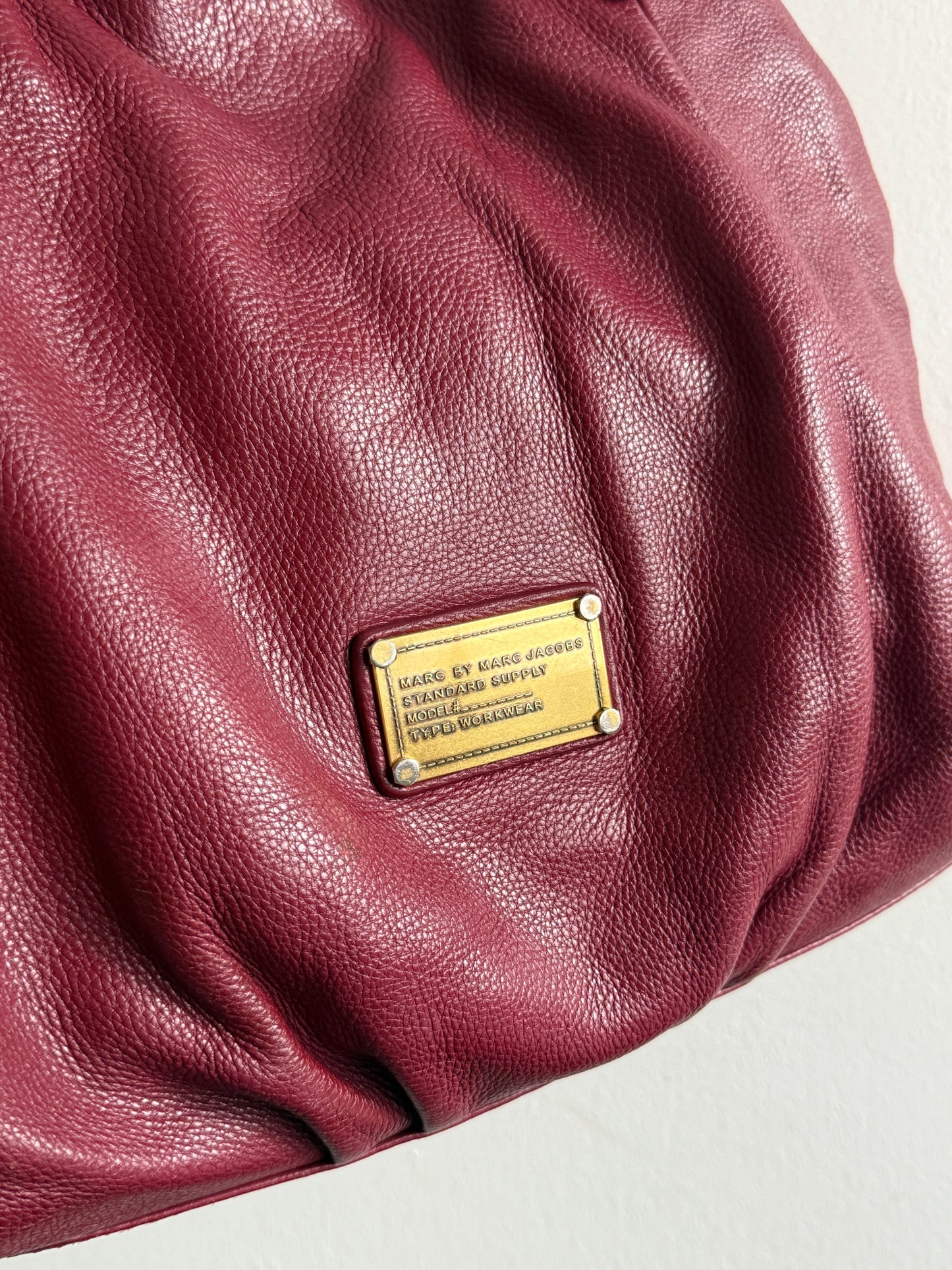 Super Rare Marc by Marc Jacobs Classic Q Fran Leather Shoulder Bag