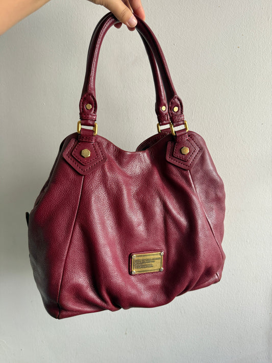 Super Rare Marc by Marc Jacobs Classic Q Fran Leather Shoulder Bag