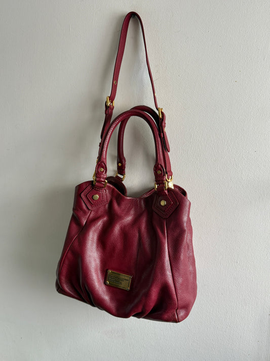 Super Rare Marc by Marc Jacobs Classic Q Fran Leather Shoulder Bag