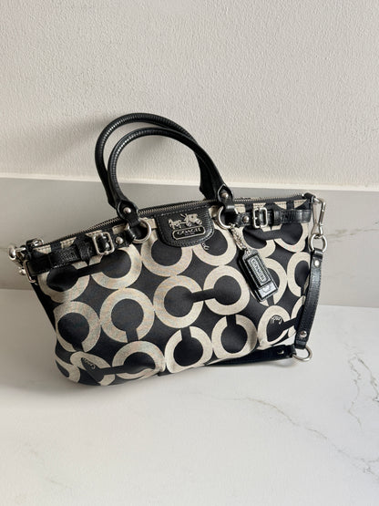 Rare Coach Madison Sophia Op Art Satchel